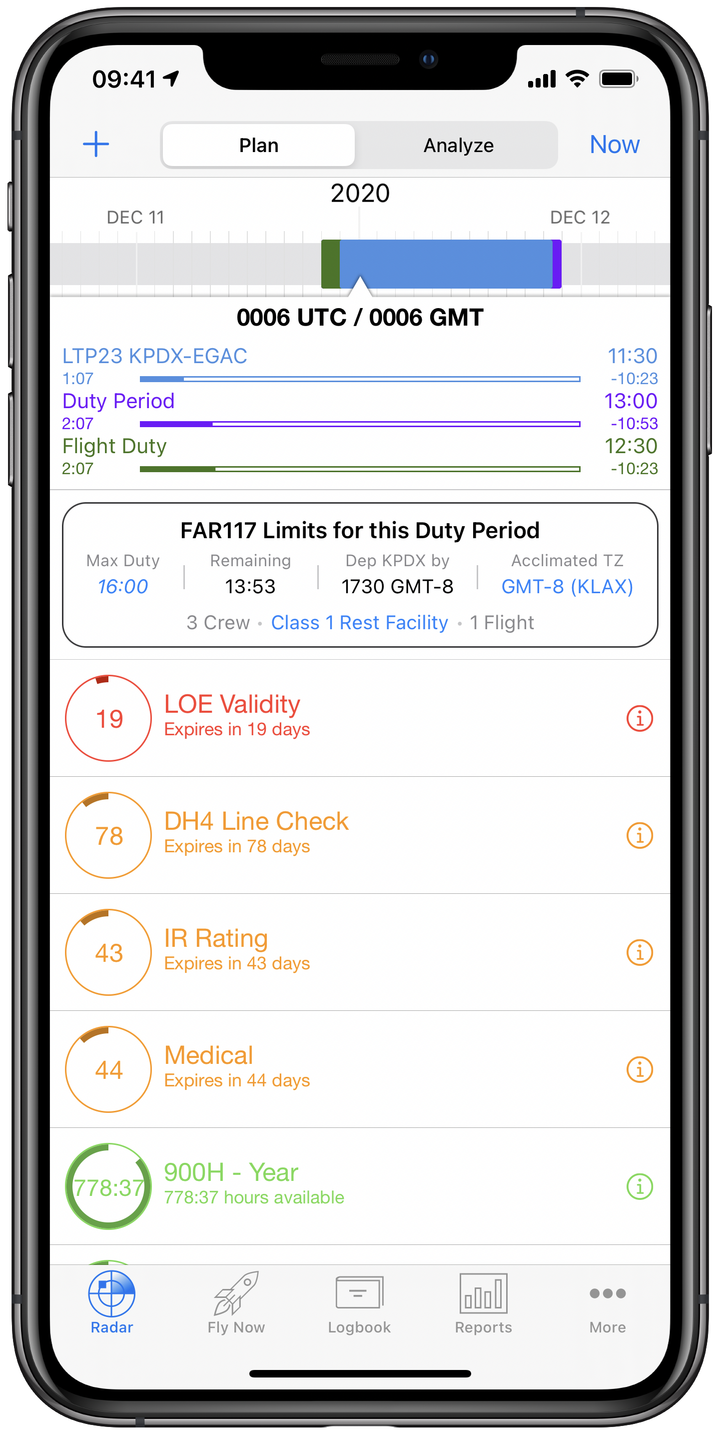 FAR117 Duty Monitor Coradine Aviation