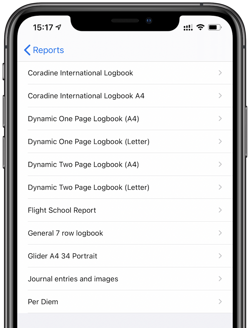 iOS-logbookoverview